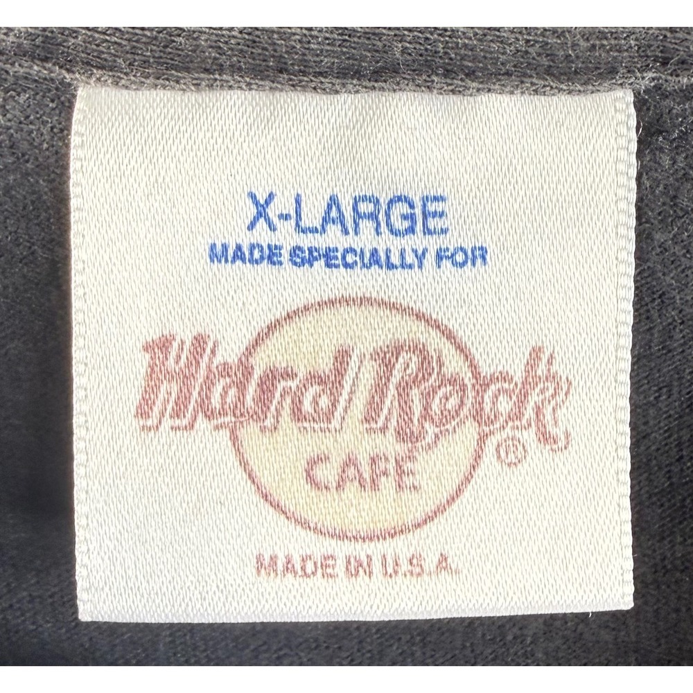 VTG 80/90's Hard Rock Cafe New York T-Shirt Sz XL Distressed W/ Killer Fade USA - Picture 3 of 5